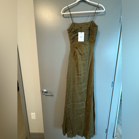 NWT Aje Clarice Draped Maxi Dress - Picture 4 of 8